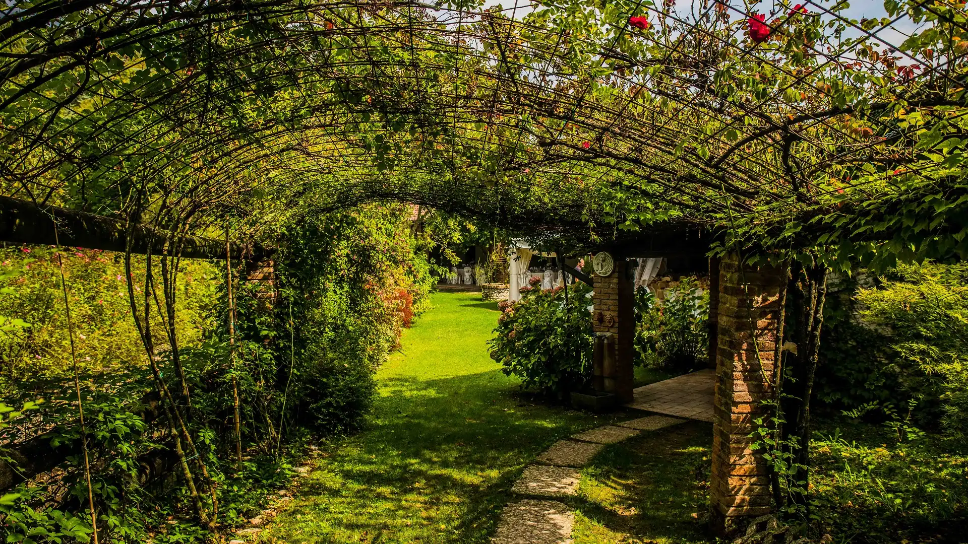 Pergola fiorita